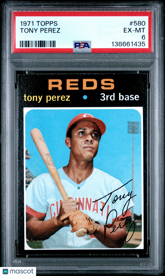1971 Topps Tony Perez #580 PSA 6