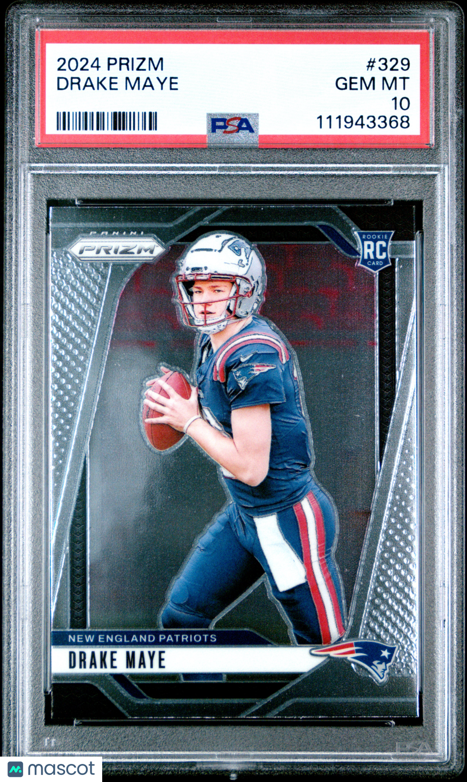 2024 Panini Prizm Drake Maye #329 PSA 10