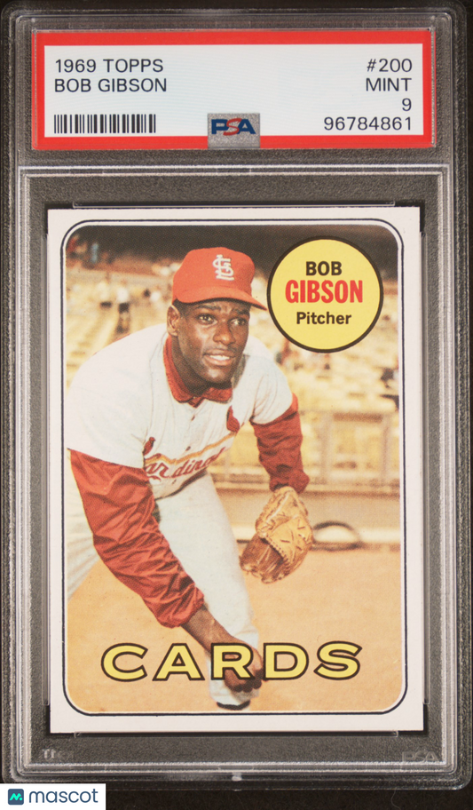 1969 Topps Bob Gibson #200 PSA 9