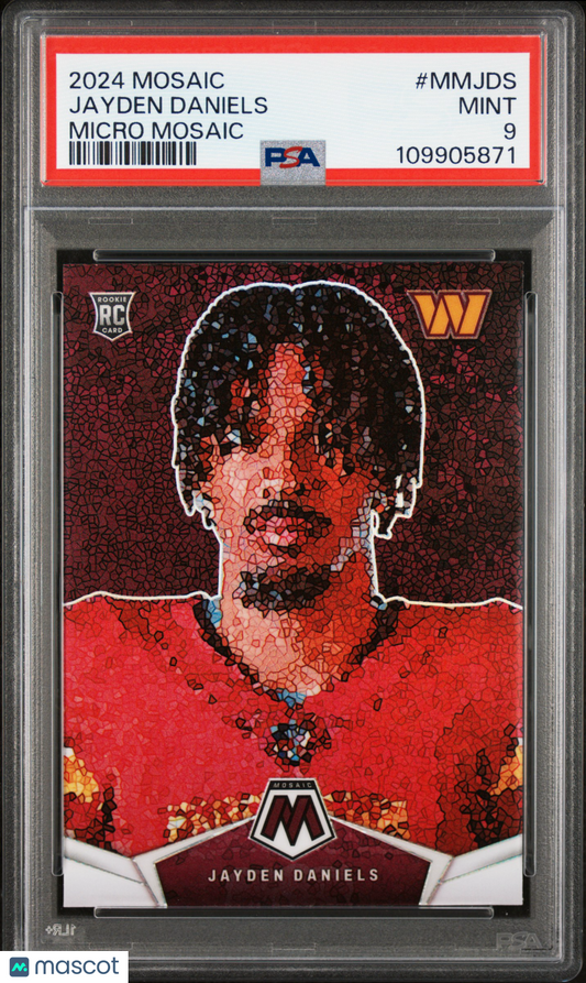 2024 Panini Mosaic Micro Mosaic Jayden Daniels #MMJDS PSA 9