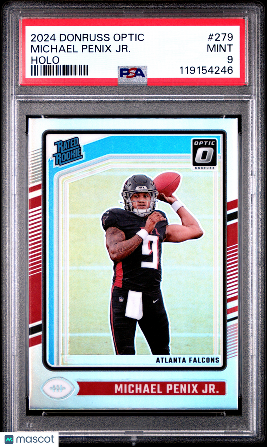 2024 Panini Donruss Optic Michael Penix JR. #279 Holo PSA 9