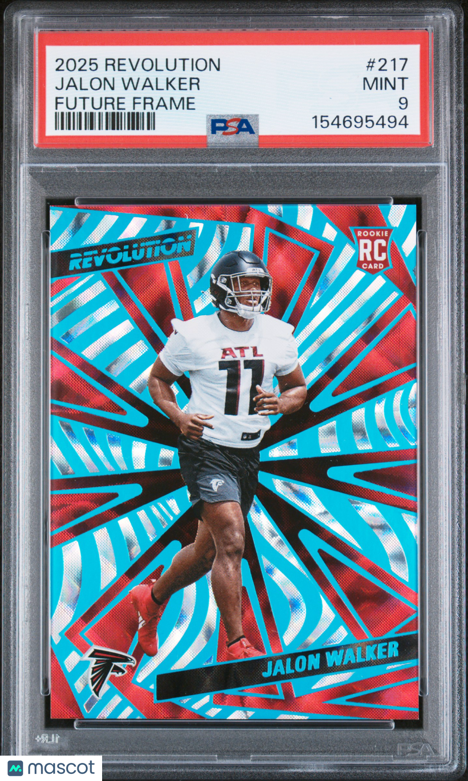 2025 Panini Revolution Jalon Walker #217 Future Frame PSA 9