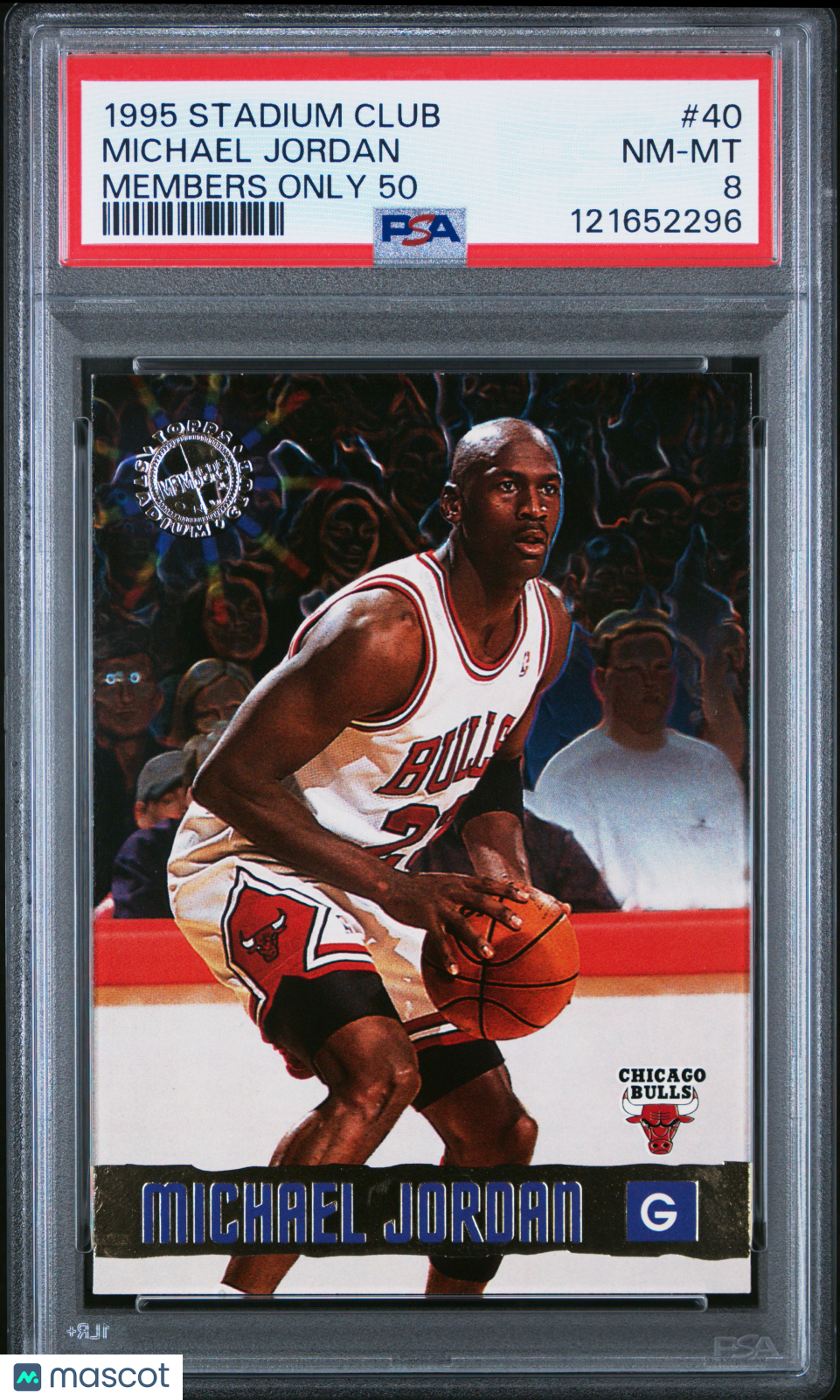 1995 Stadium Club Members Only 50 Michael Jordan #40 PSA 8
