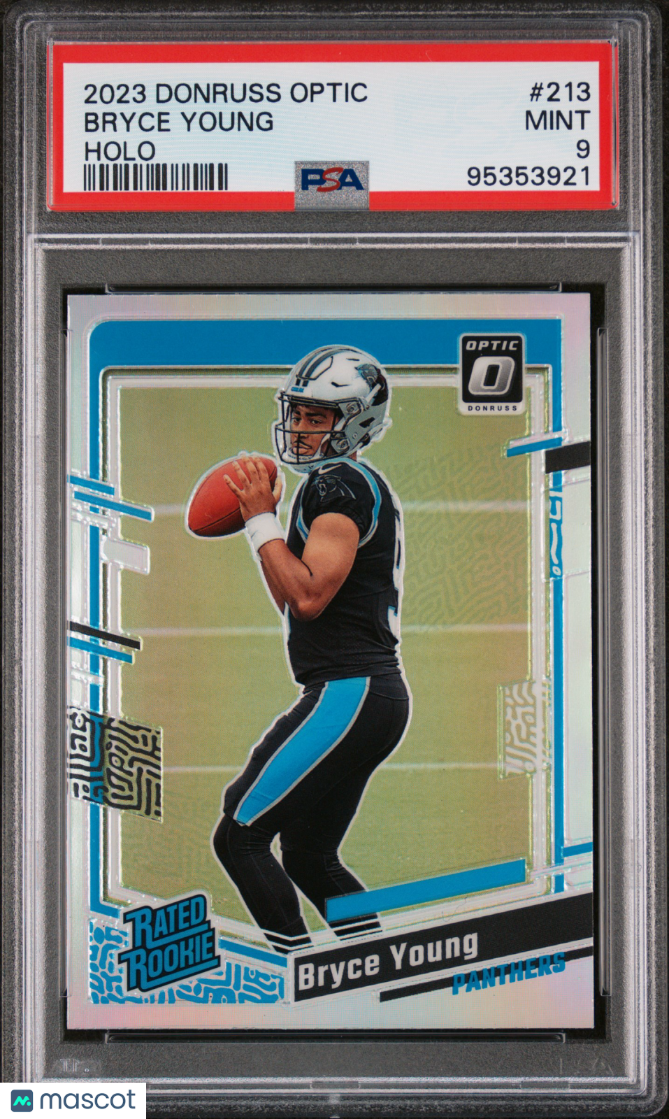 2023 Panini Donruss Optic Bryce Young #213 Holo PSA 9