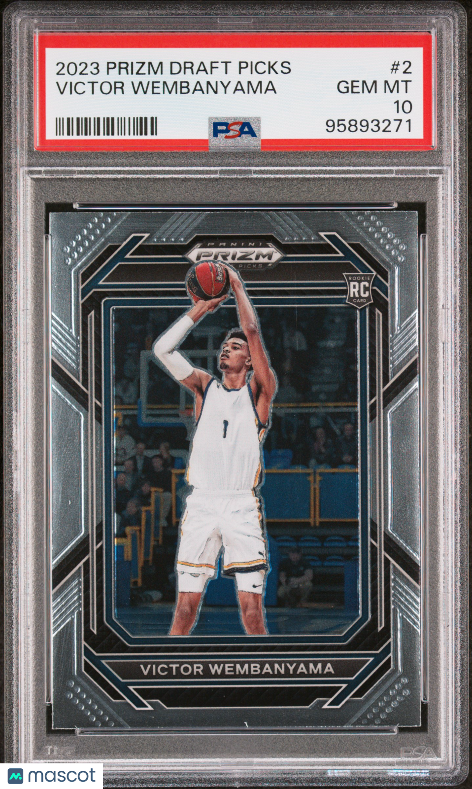 2023 Panini Prizm Draft Picks Victor Wembanyama #2 PSA 10
