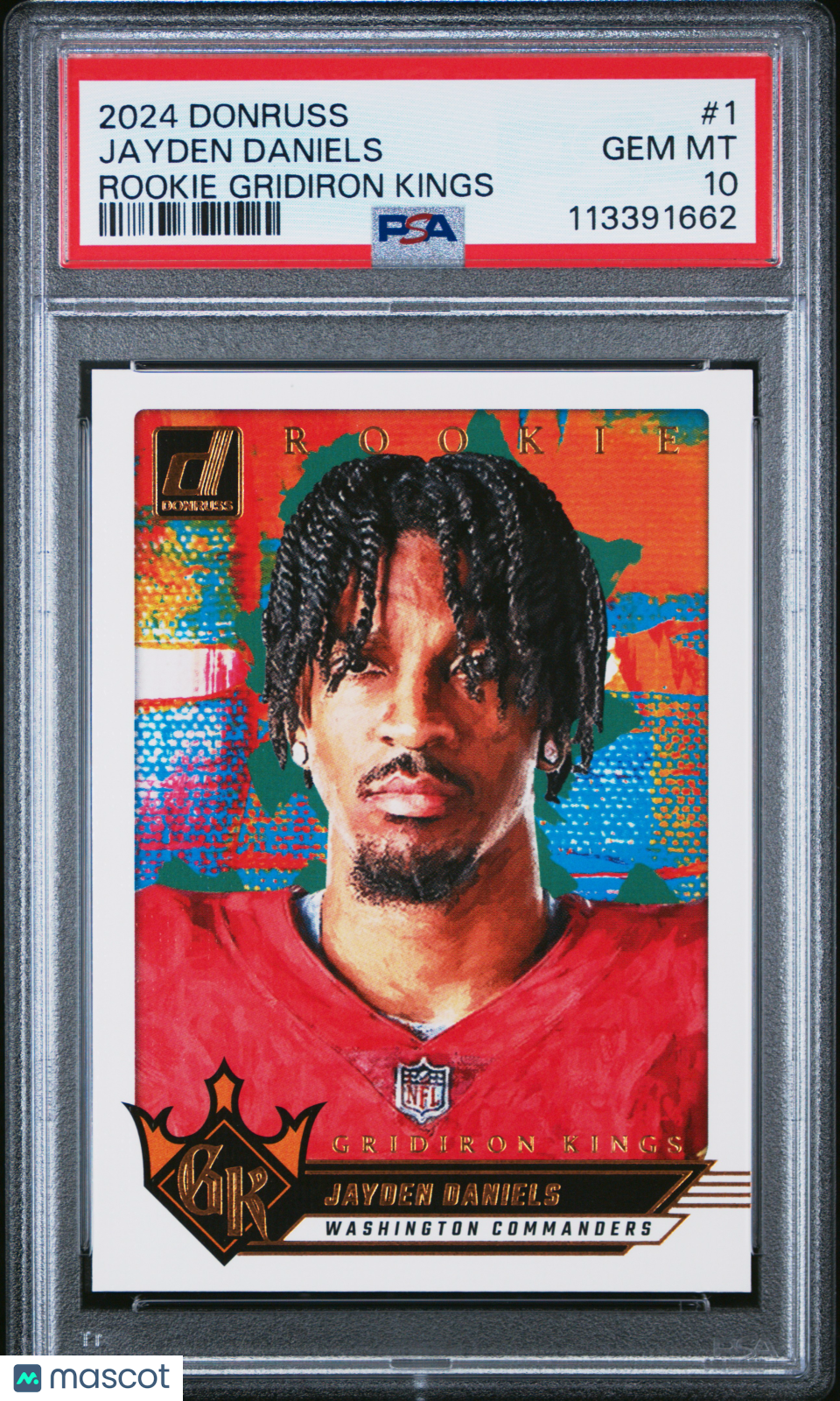 2024 Panini Donruss Rookie Gridiron Kings Jayden Daniels #1 PSA 10