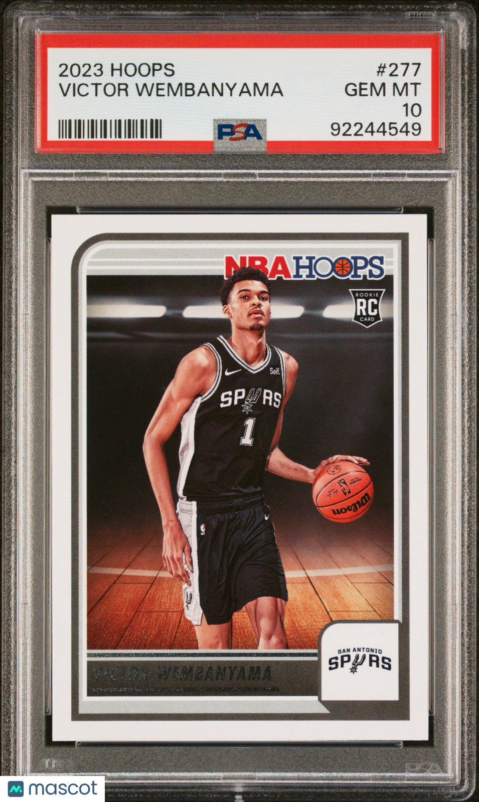 2023 Panini NBA Hoops Victor Wembanyama #277 PSA 10