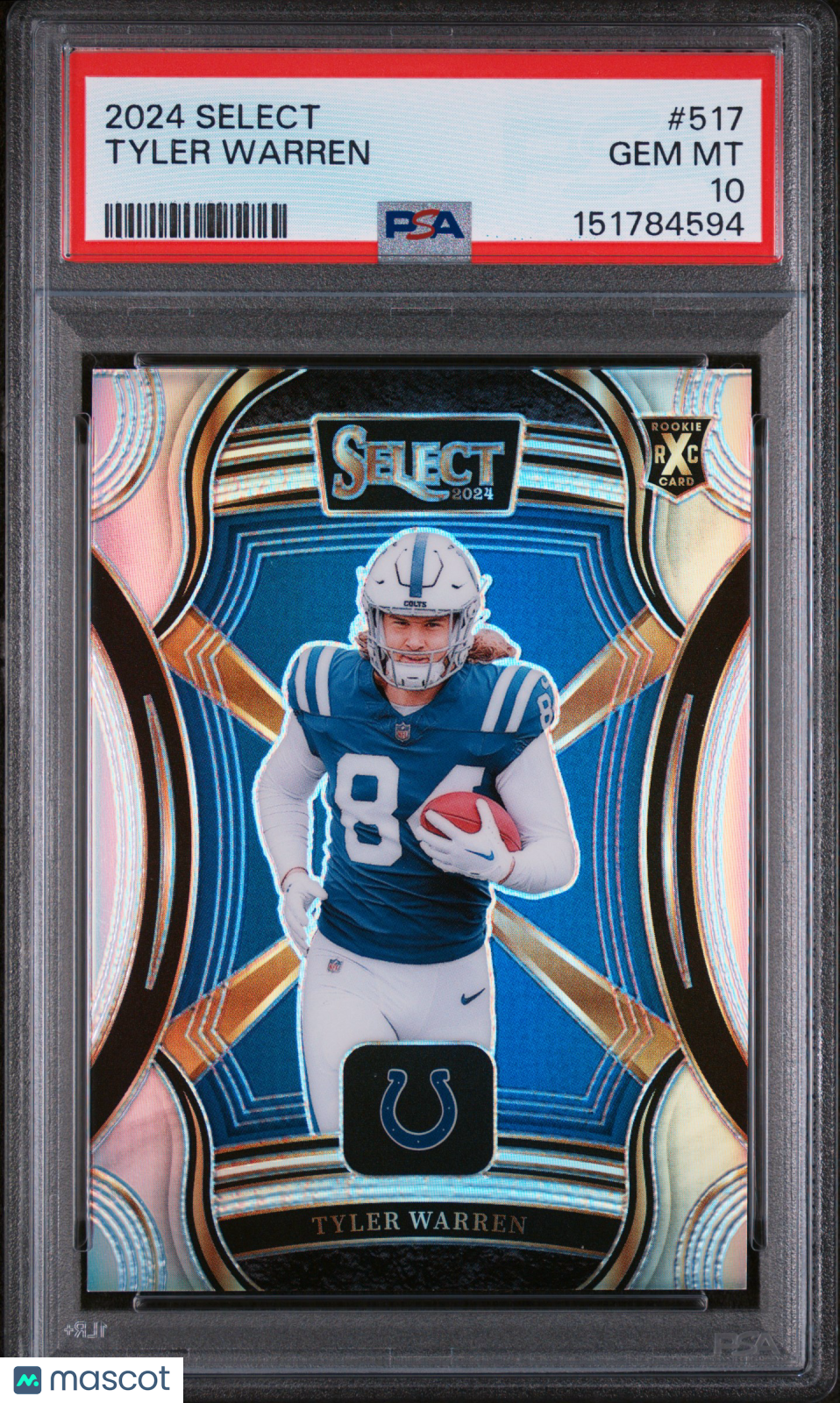 2024 Panini Select Tyler Warren #517 PSA 10