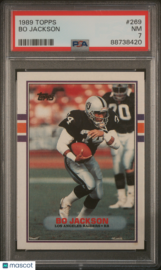 1989 Topps Bo Jackson #269 PSA 7