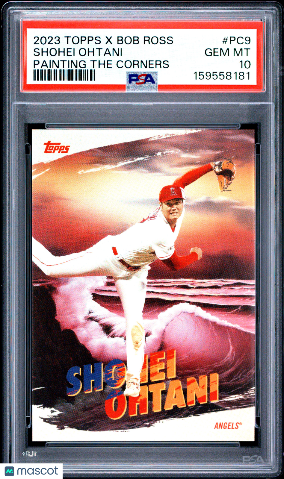 2023 Topps X Bob Ross The Joy Of Baseball Painting The Corners Shohei Ohtani #PC9 PSA 10