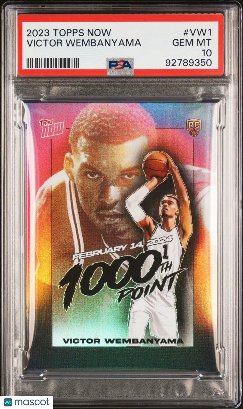 2023 Topps Now Victor Wembanyama #VW1 PSA 10