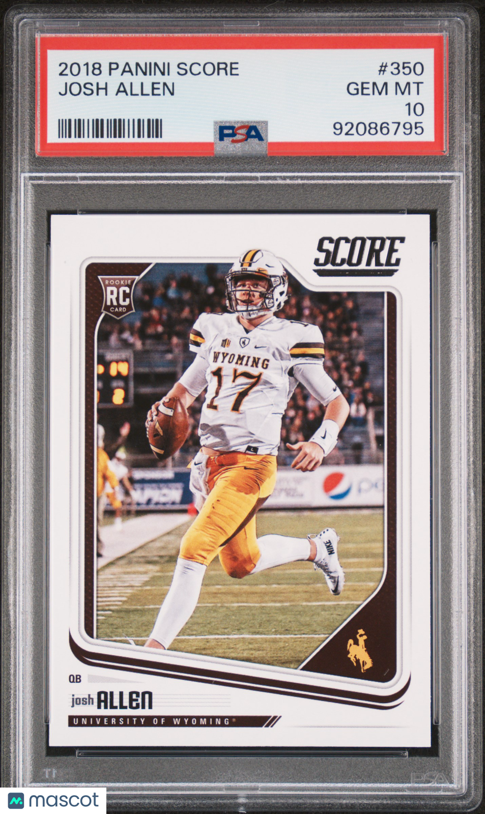 2018 Panini Score Josh Allen #350 PSA 10