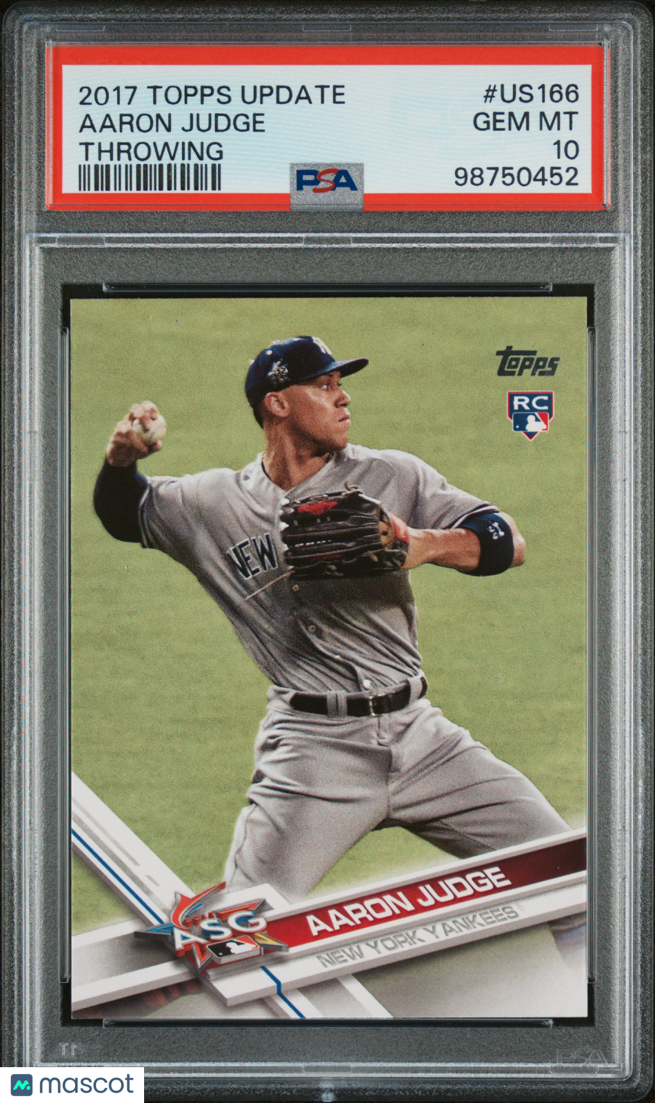 2017 Topps Update Aaron Judge #US166 PSA 10