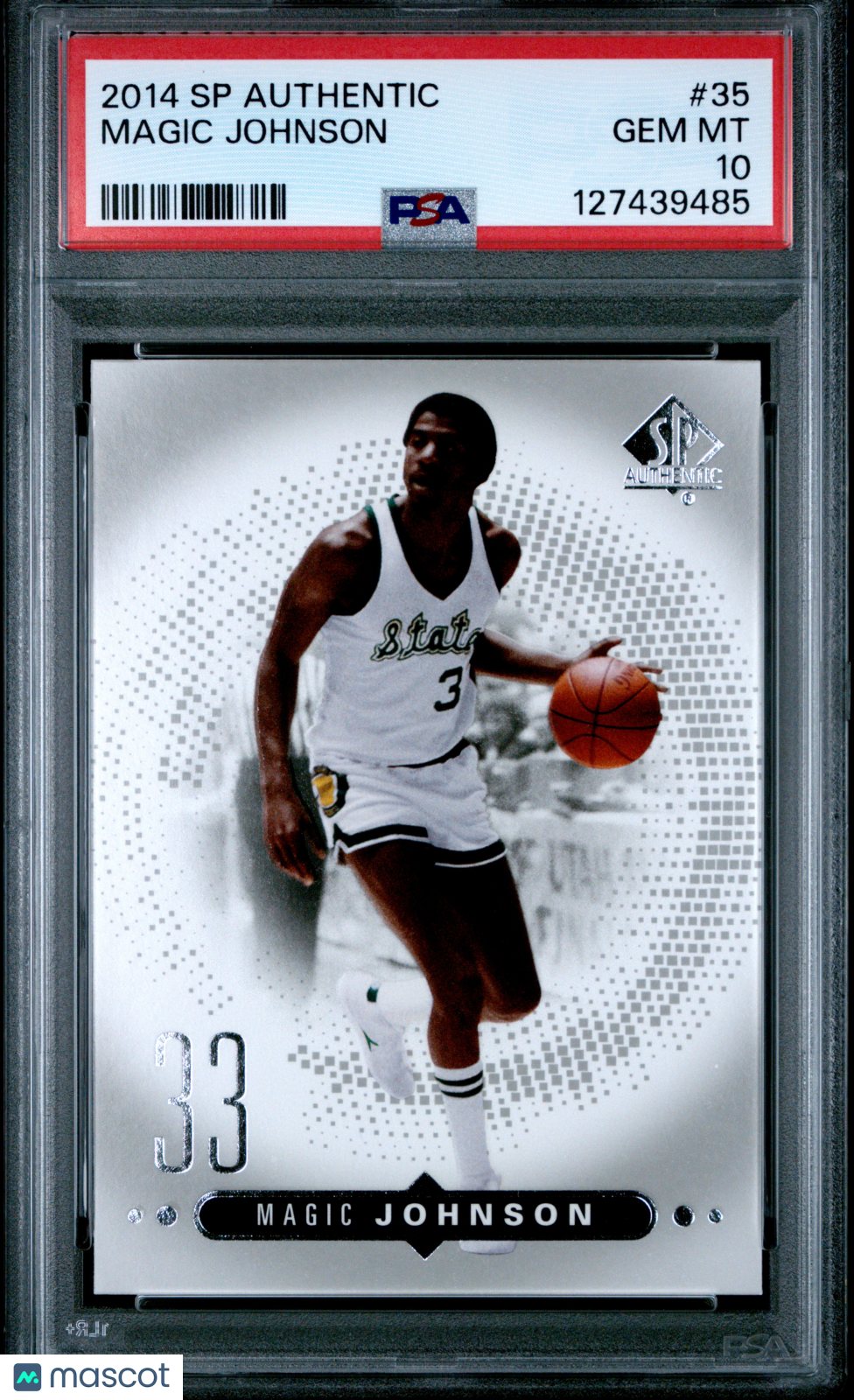 2014 SP Authentic Magic Johnson #35 PSA 10