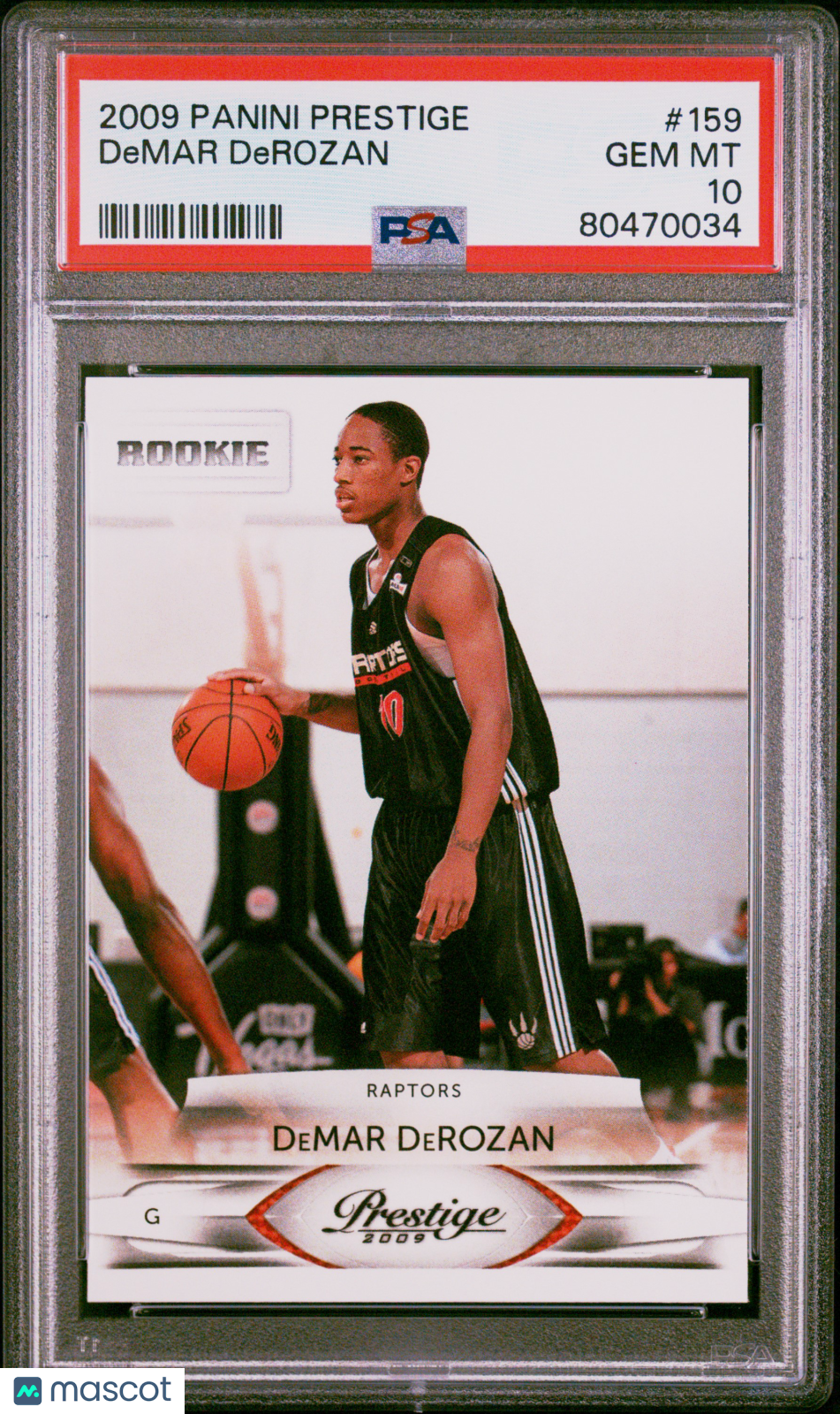 2009 Panini Prestige DeMar DeRozan #159 PSA 10