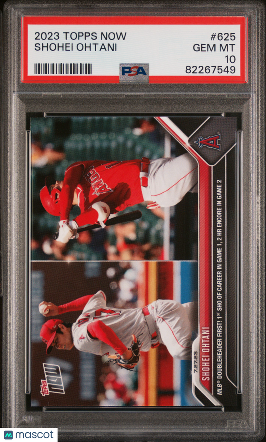 2023 Topps Now Shohei Ohtani #625 PSA 10