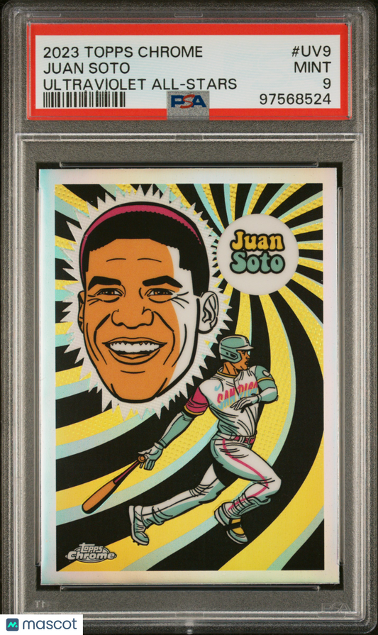 2023 Topps Chrome Ultraviolet All-Stars Juan Soto #UV9 PSA 9