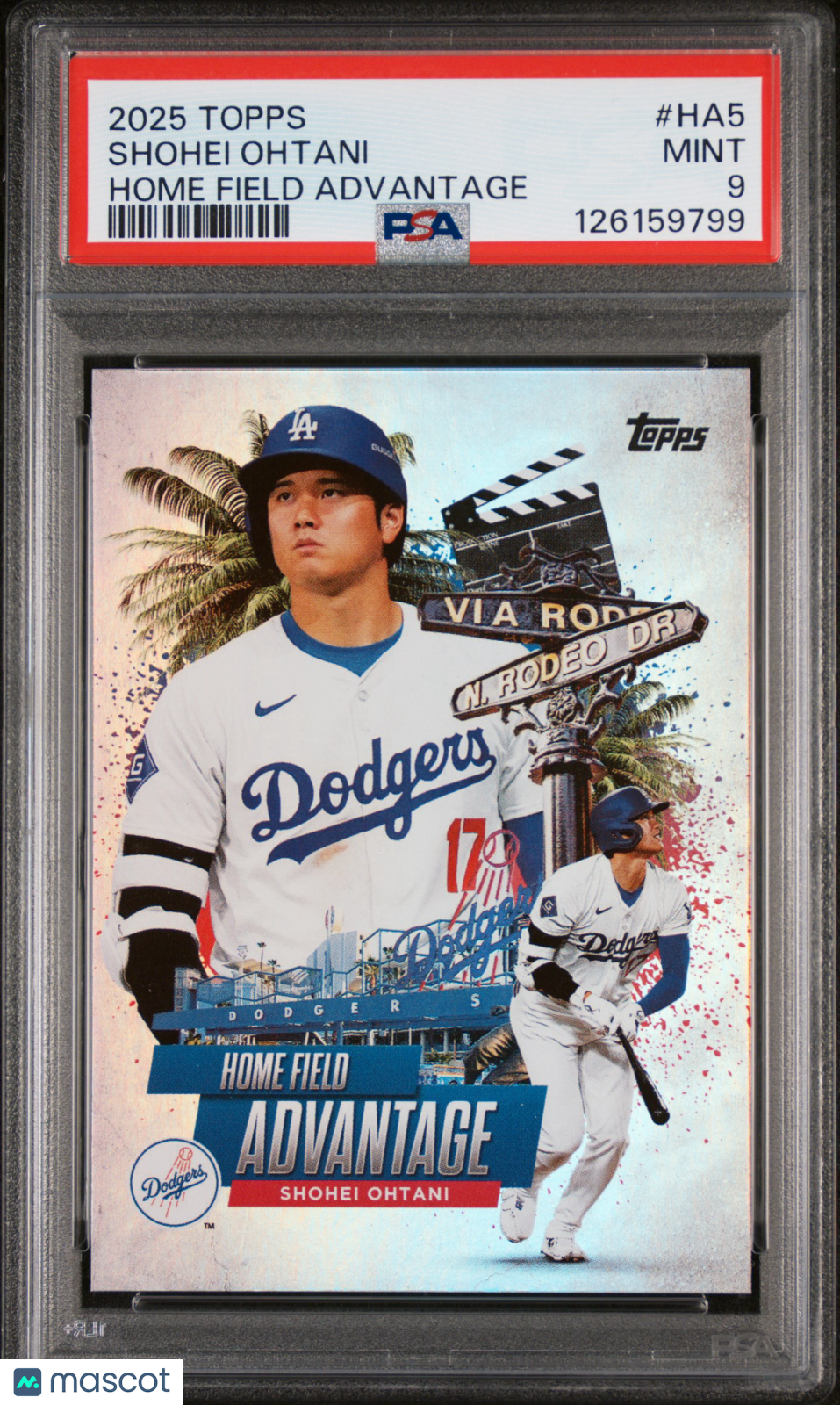 2025 Topps Home Field Advantage Shohei Ohtani #HA5 PSA 9