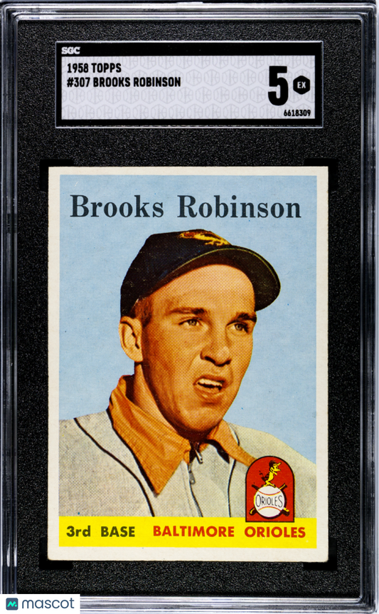 1958 Topps Brooks Robinson #307 SGC 5