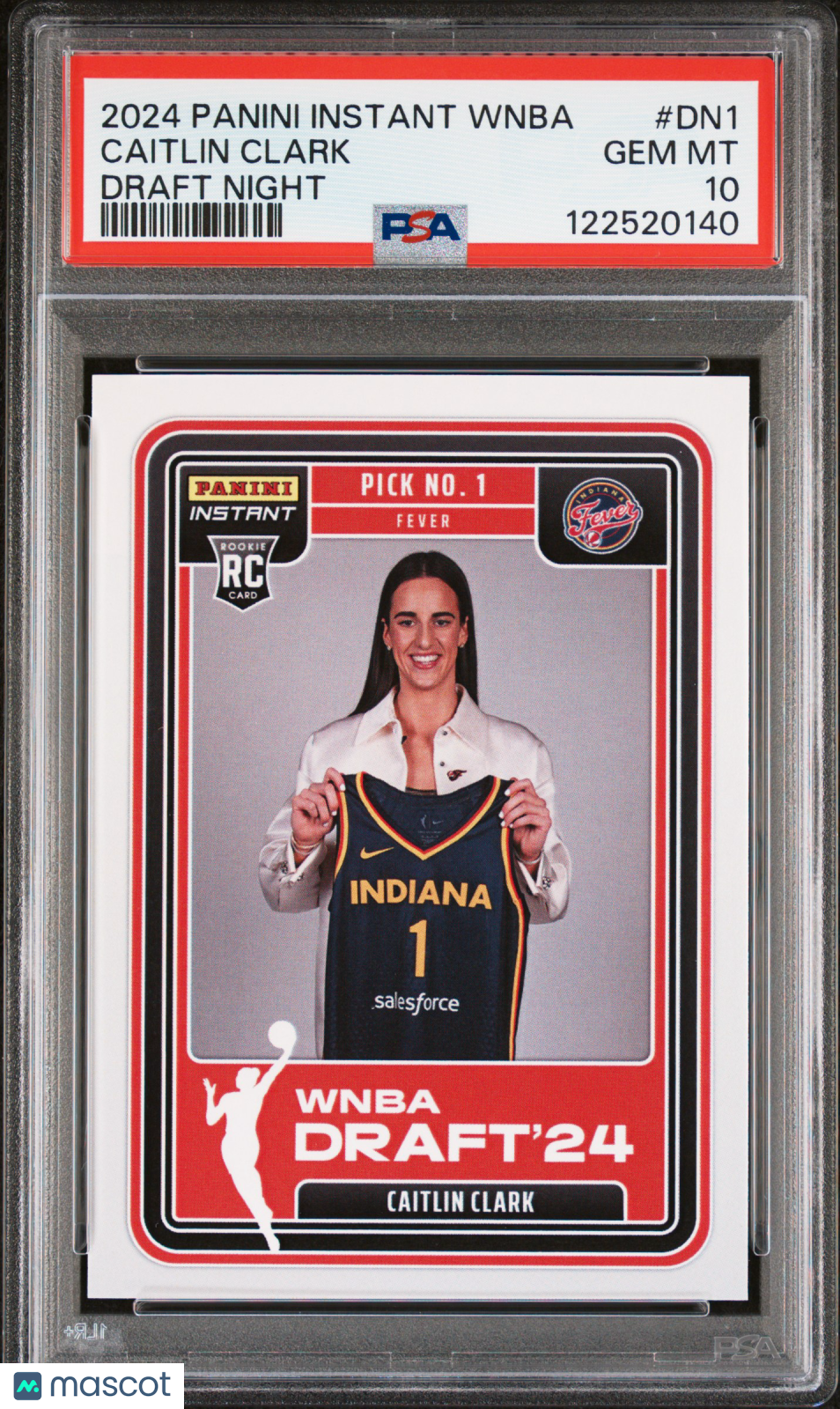 2024 Panini Instant WNBA Draft Night Caitlin Clark #DN1 PSA 10