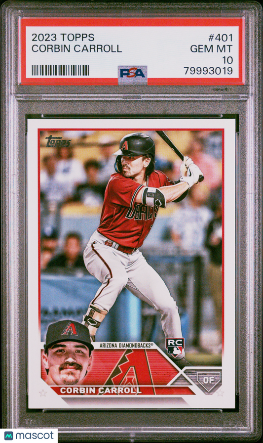 2023 Topps Corbin Carroll #401 PSA 10