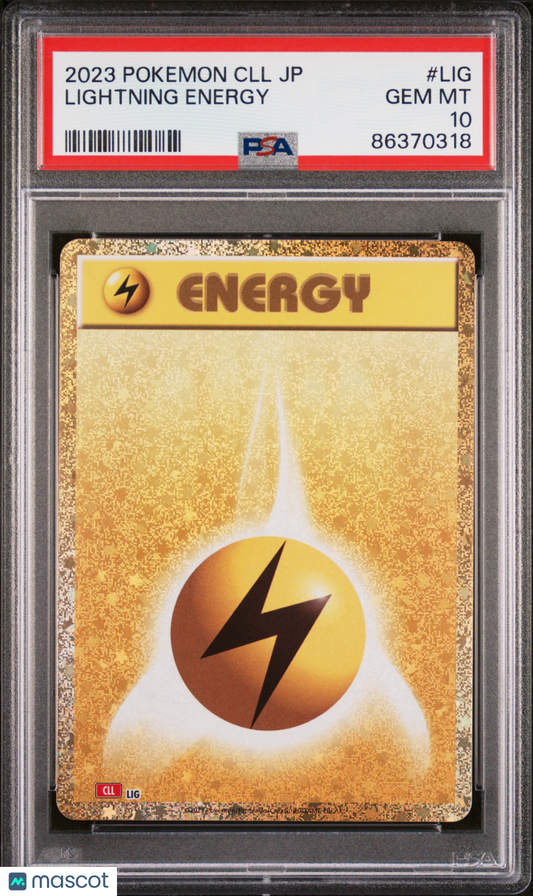2023 Pokemon Japanese Charizard & Ho-Oh EX Deck Lightning Energy PSA 10 #LIG