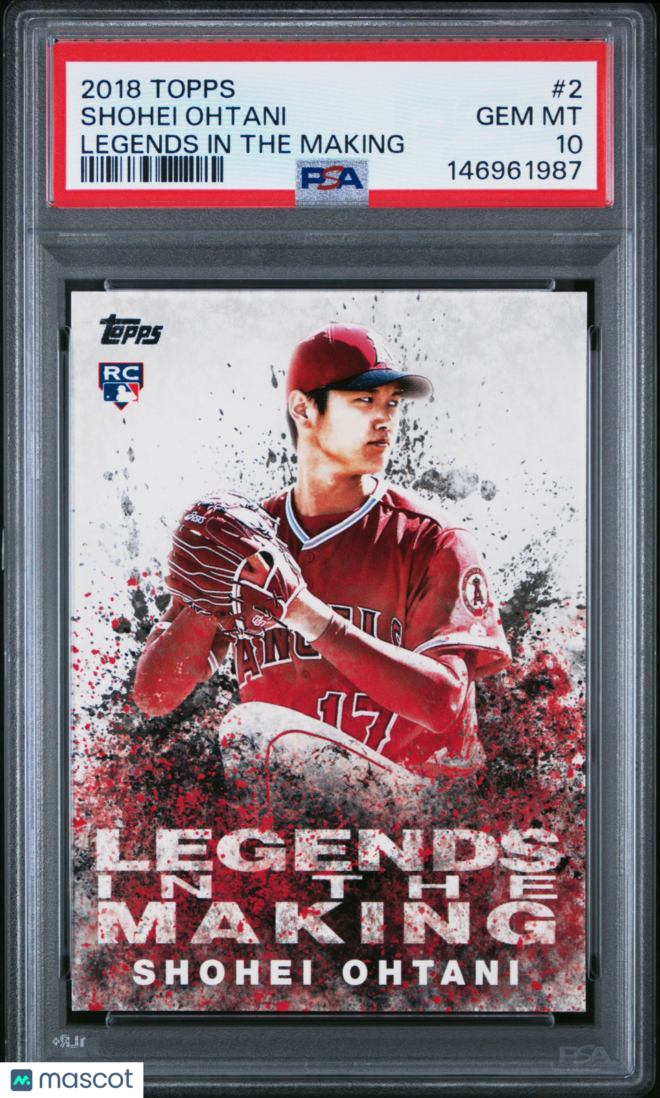 2018 Topps Legends In The Making Shohei Ohtani #2 PSA 10
