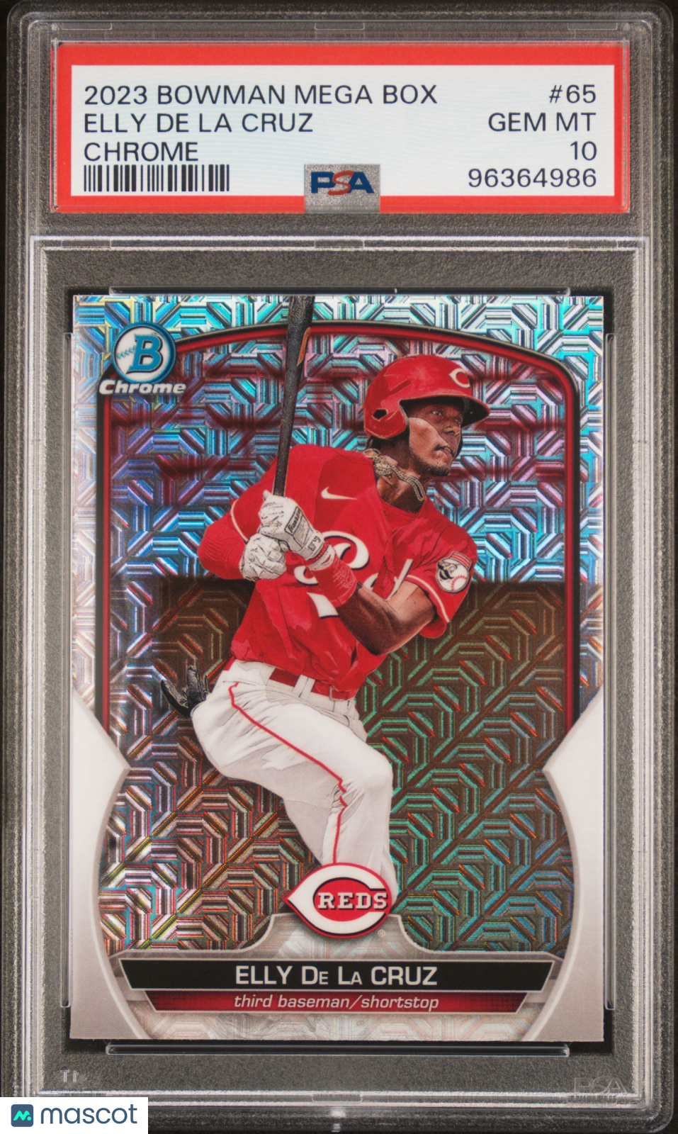 2023 Bowman Mega Box Chrome Elly De La Cruz #65 PSA 10