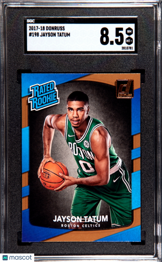 2017 Donruss Jayson Tatum #198 SGC 8.5