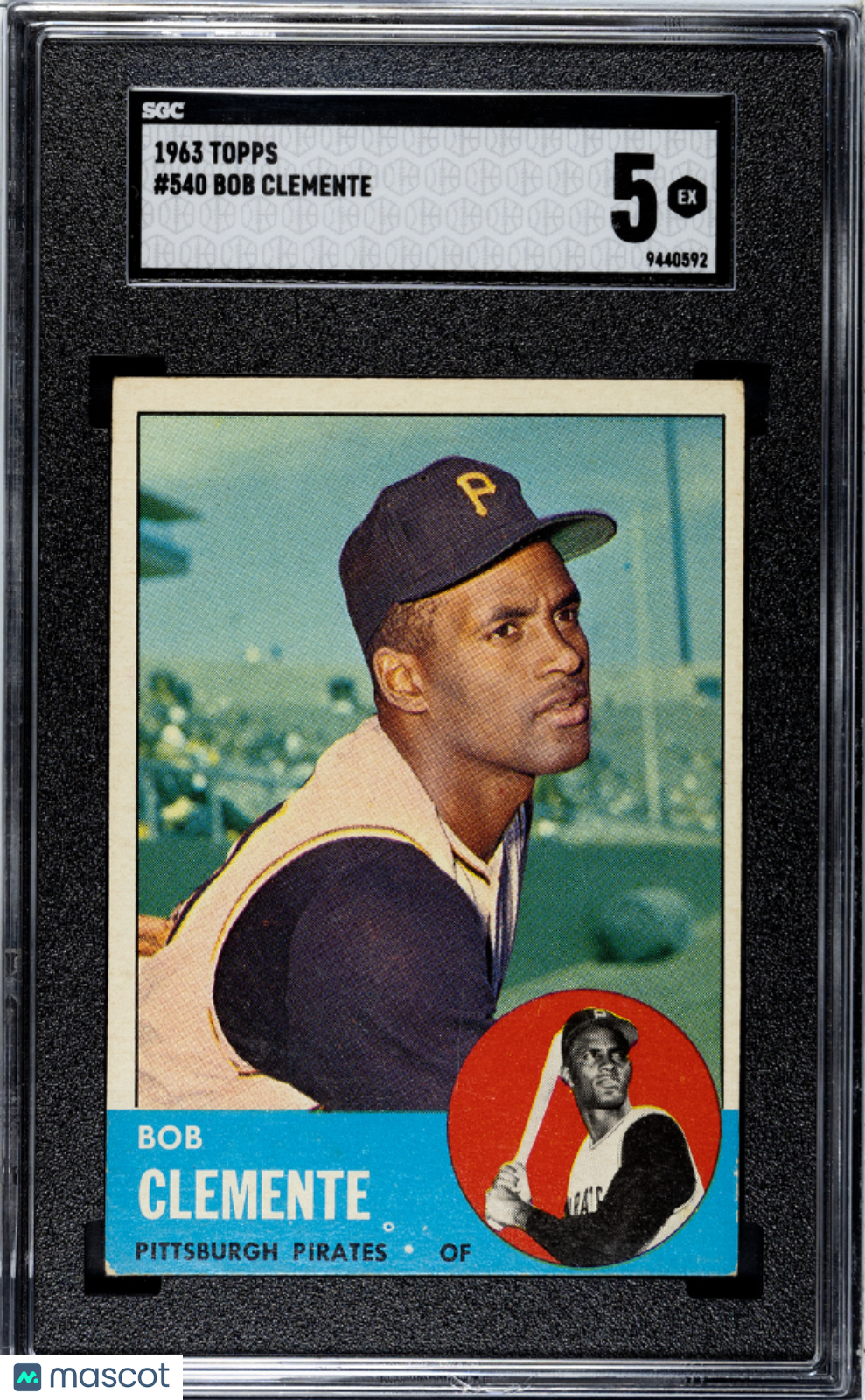 1963 Topps Bob Clemente #540 SGC 5