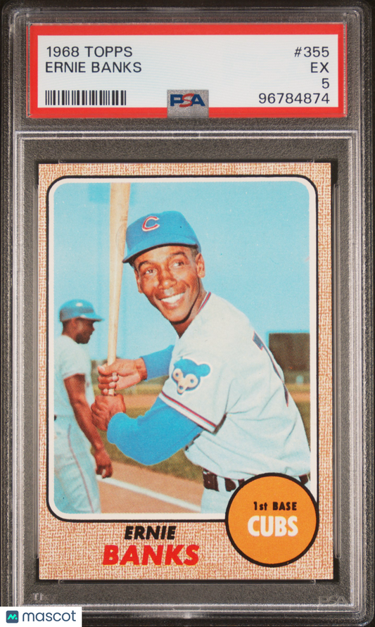 1968 Topps Ernie Banks #355 PSA 5