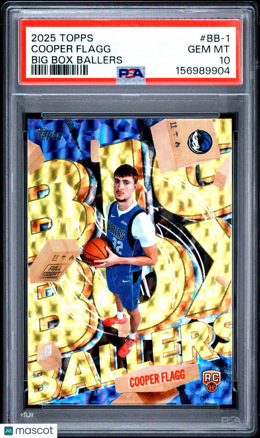 2025 Topps Big Box Ballers Cooper Flagg #BB-1 PSA 10