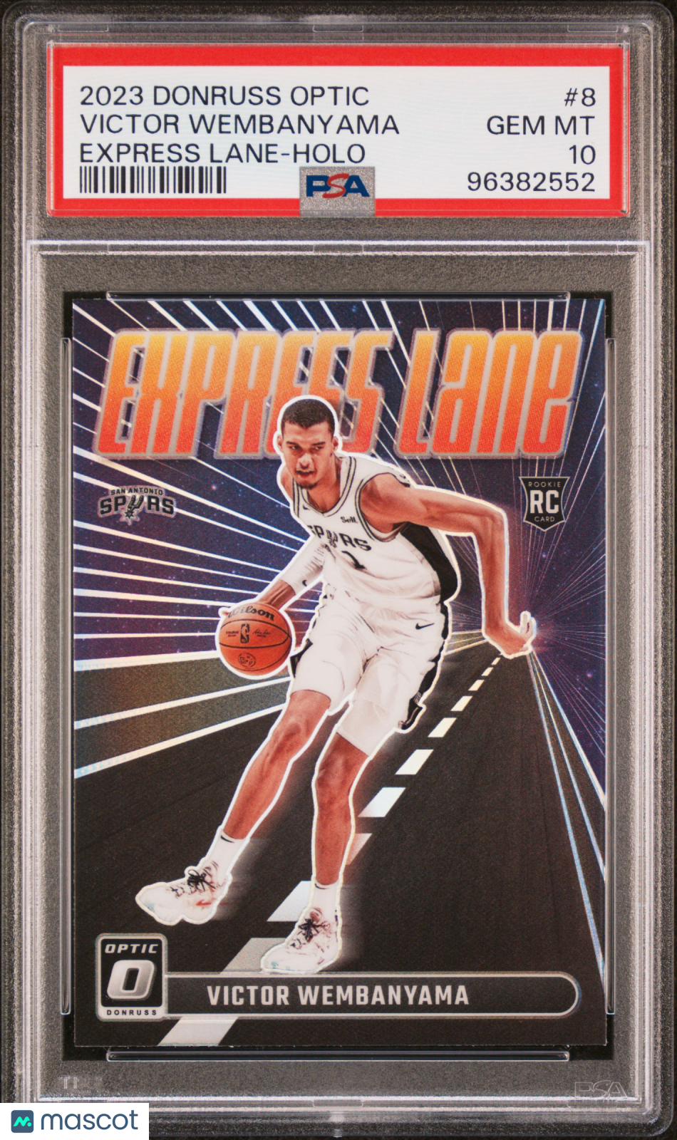 2023 Panini Donruss Optic Express Lane Victor Wembanyama #8 Holo PSA 10