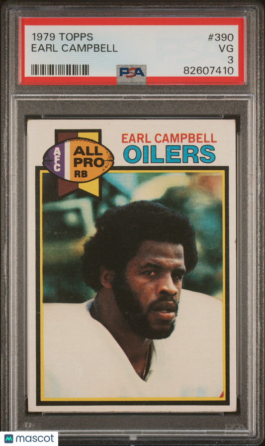 1979 Topps Earl Campbell #390 PSA 3