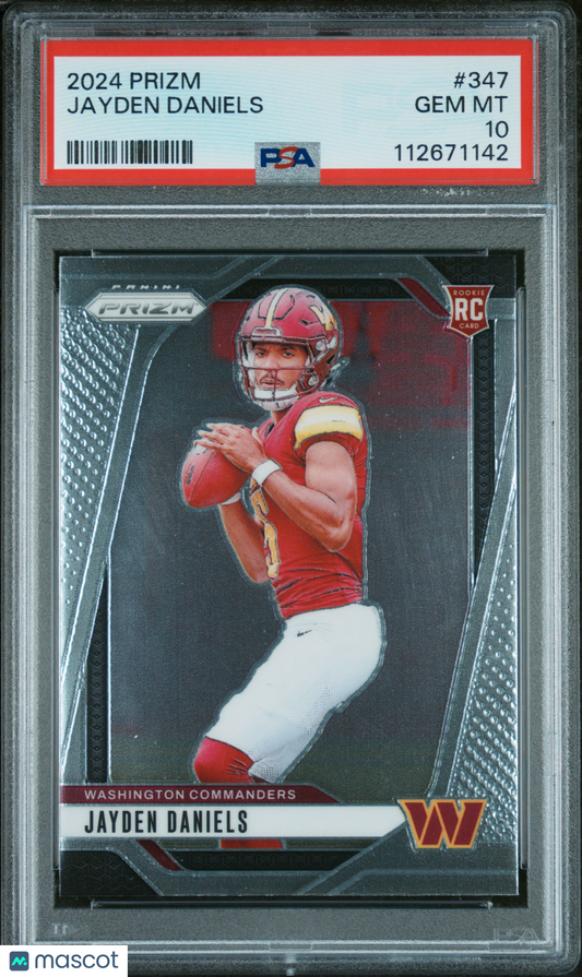 2024 Panini Prizm Jayden Daniels #347 PSA 10