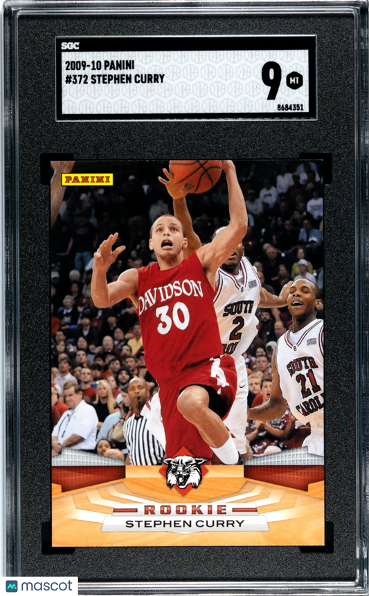 2009 Panini Stephen Curry #372 SGC 9