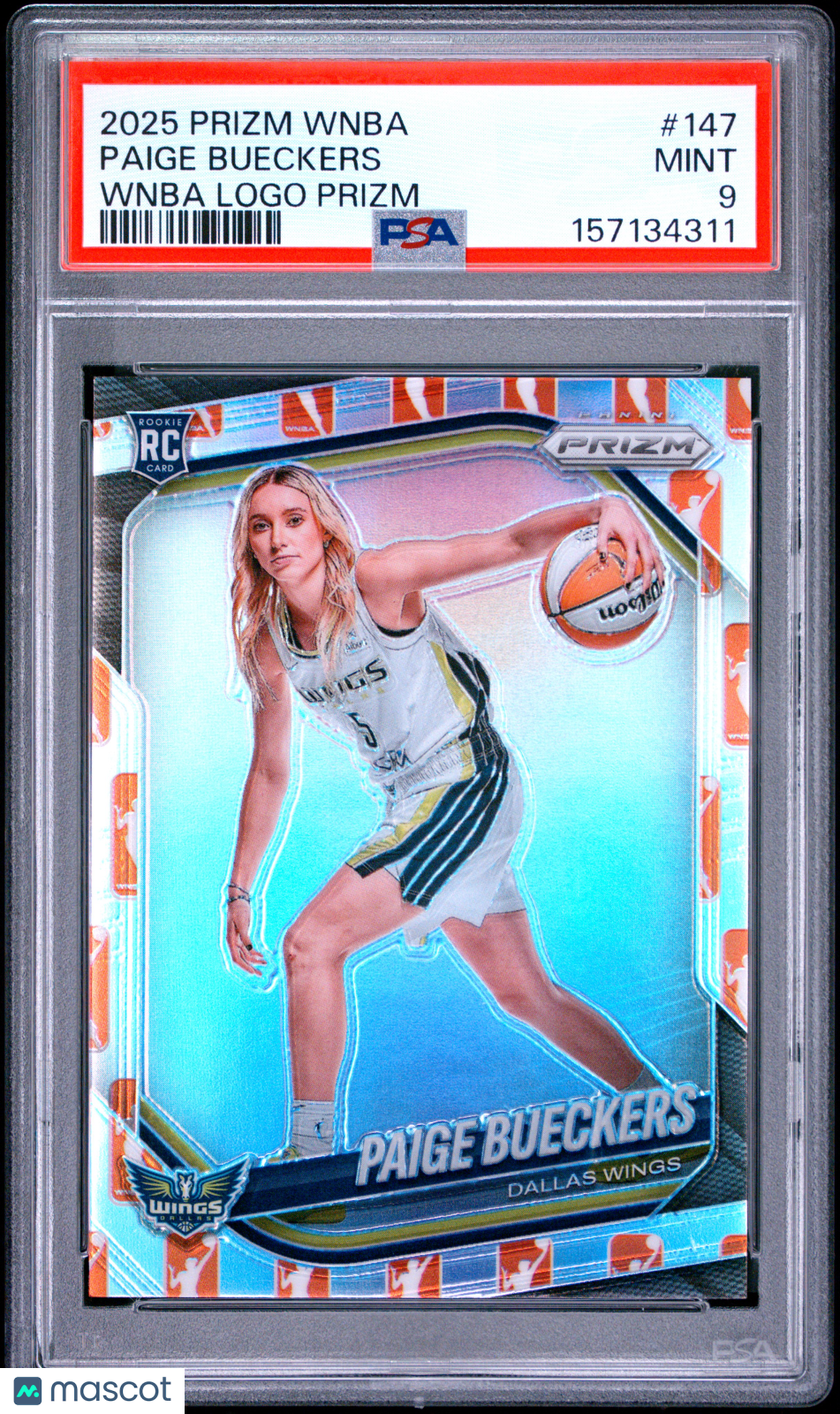 2025 Panini Prizm WNBA Paige Bueckers #147 Logo PSA 9