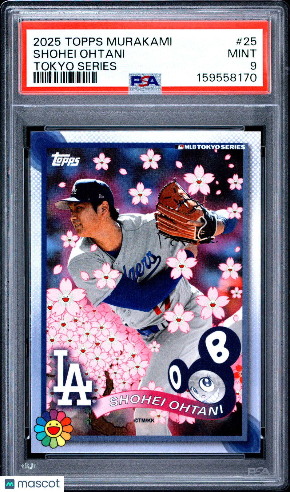 2025 Topps Takashi Murakami + MLB World Tour Tokyo Series Shohei Ohtani #25 PSA 9