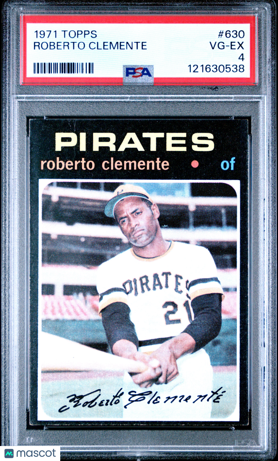 1971 Topps Roberto Clemente #630 PSA 4
