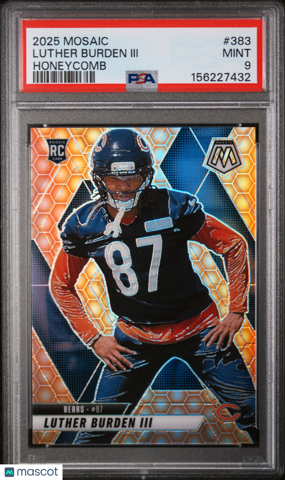 2025 Panini Mosaic Luther Burden III #383 Honeycomb PSA 9