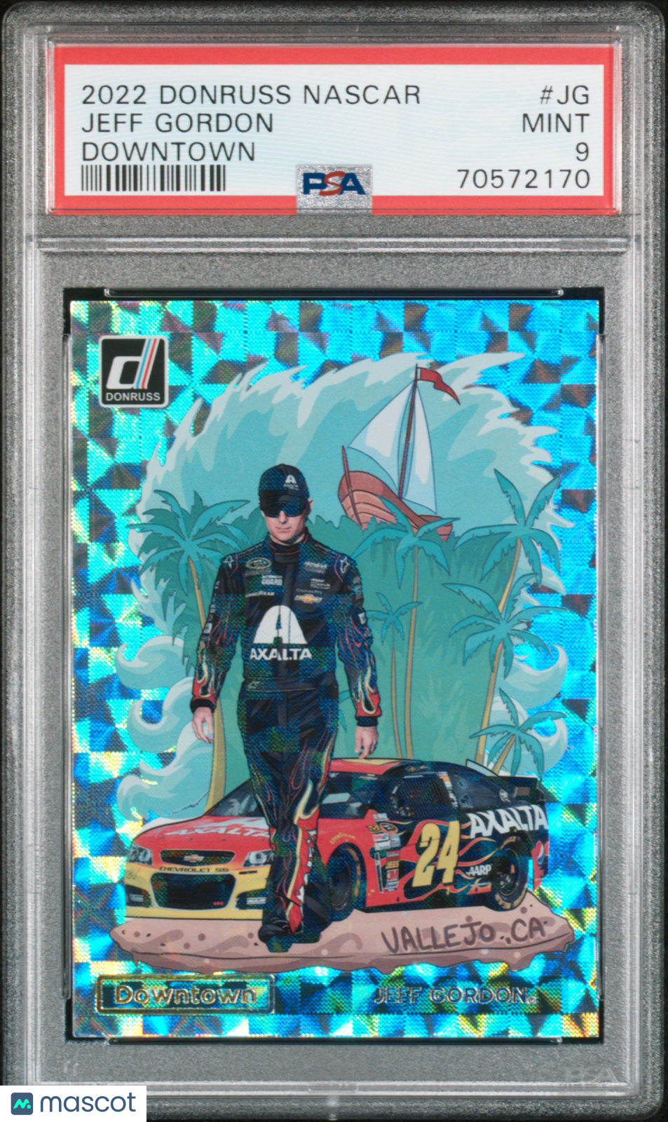 2022 Panini Donruss Racing Nascar Downtown Jeff Gordon #JG PSA 9