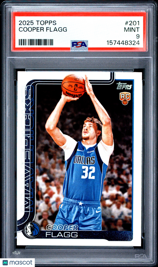 2025 Topps Cooper Flagg #201 PSA 9