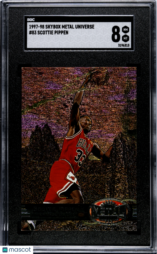 1997 Skybox Metal Universe Scottie Pippen #83 SGC 8