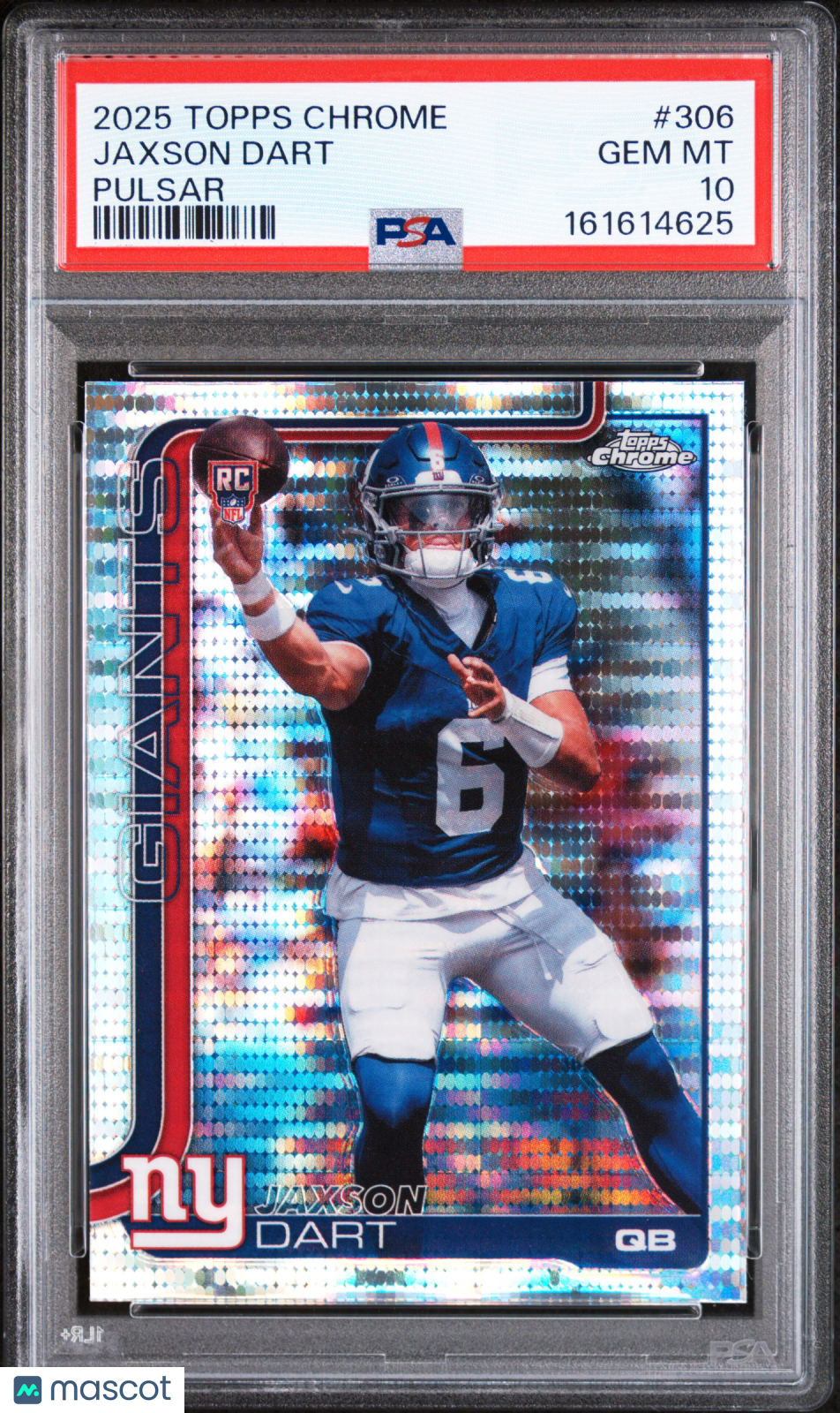 2025 Topps Chrome Jaxson Dart #306 Pulsar PSA 10