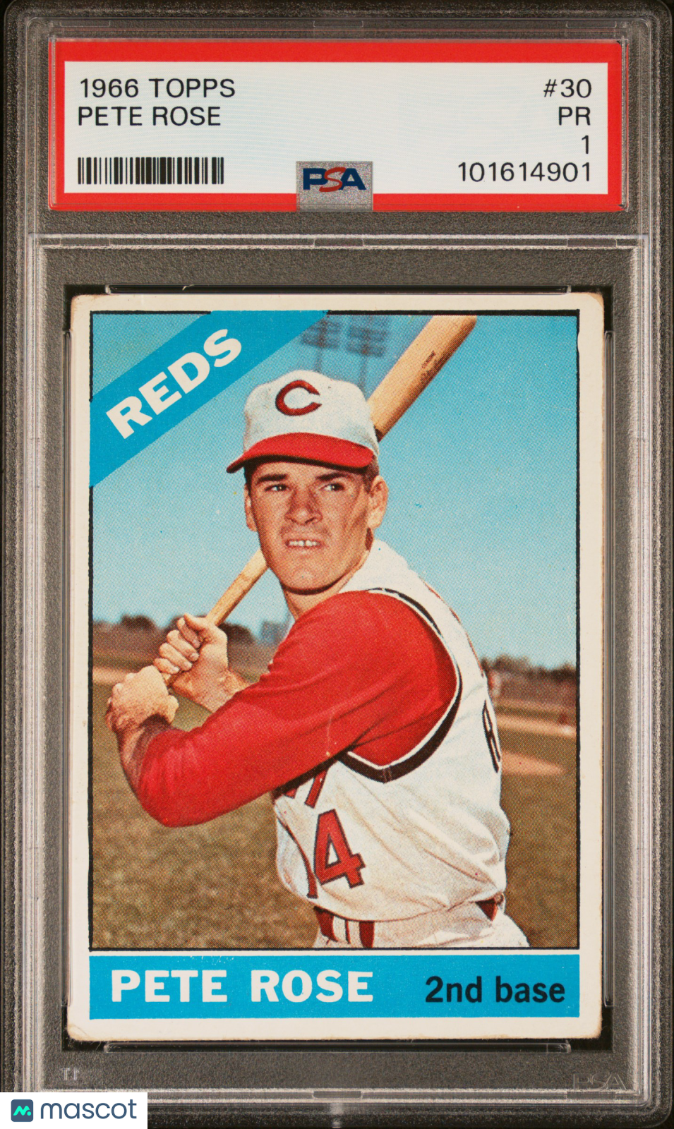1966 Topps Pete Rose #30 PSA 1