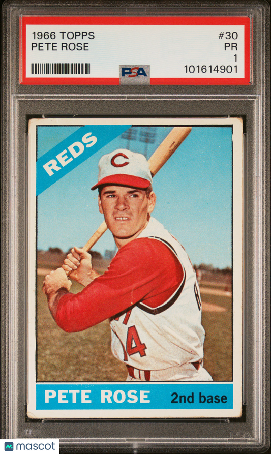 1966 Topps Pete Rose #30 PSA 1