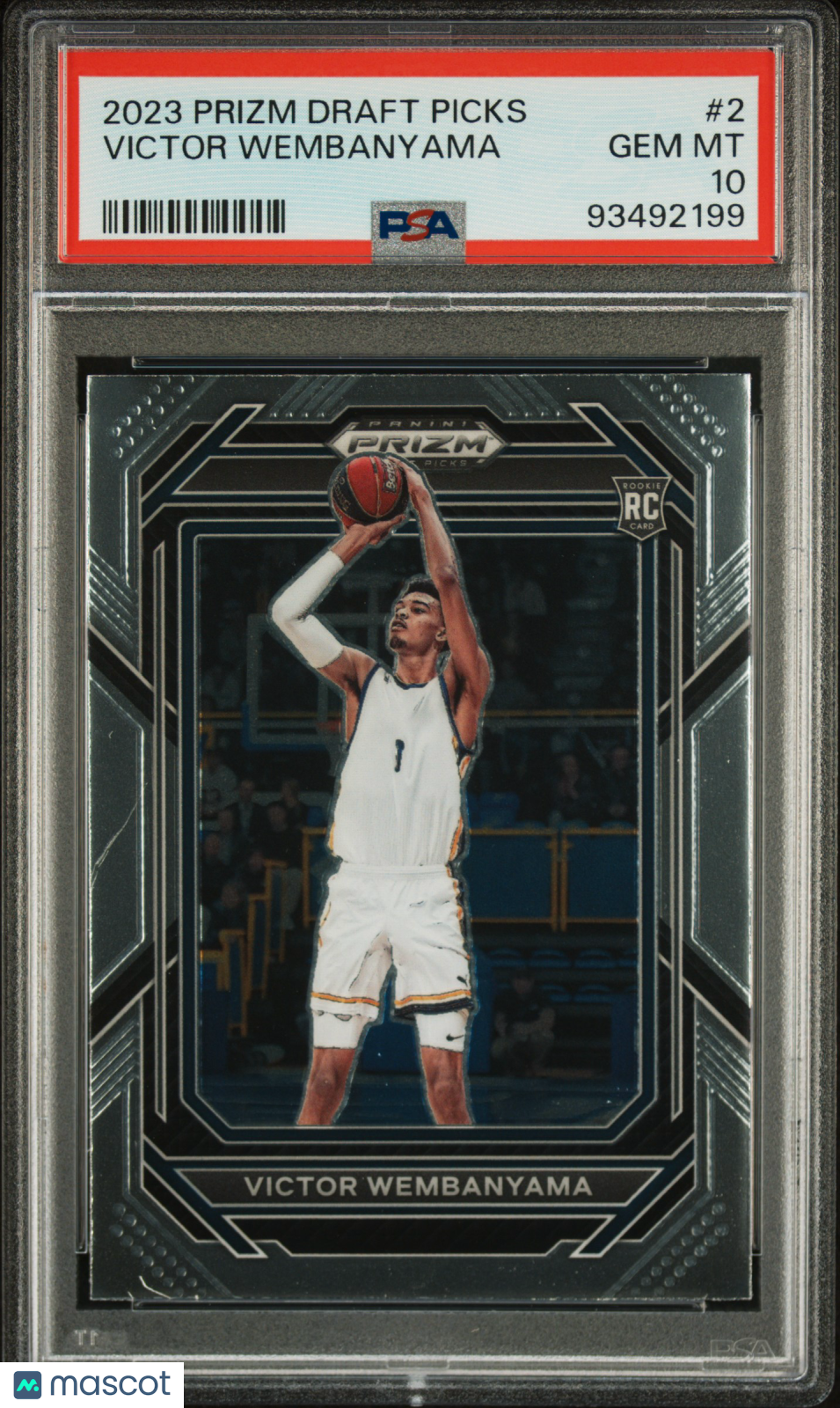 2023 Panini Prizm Draft Picks Victor Wembanyama #2 PSA 10