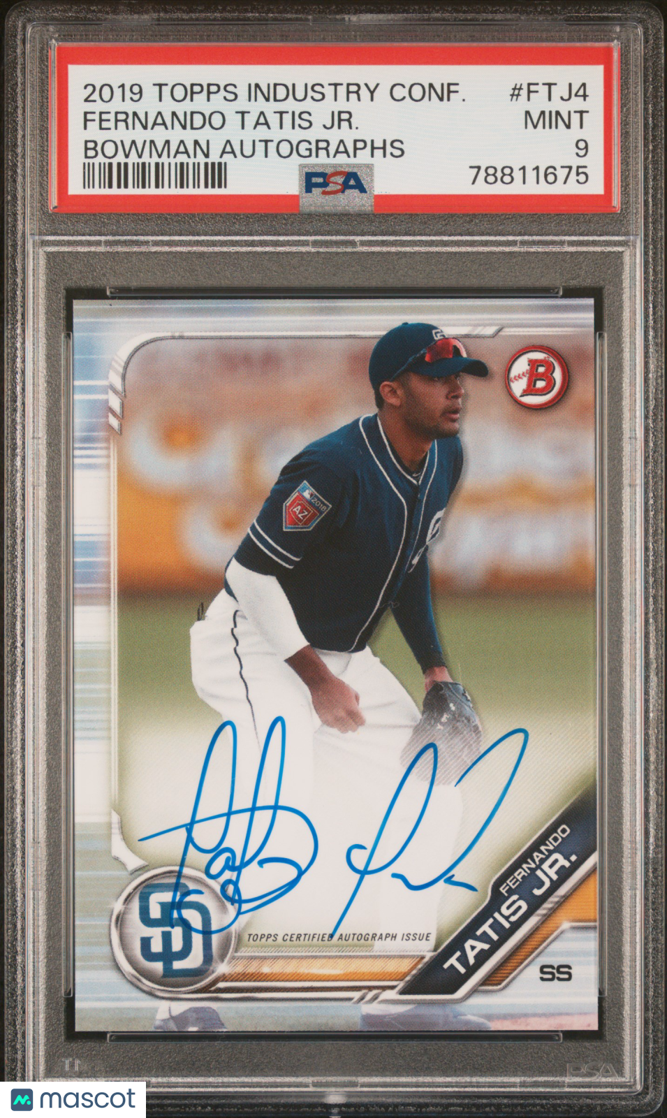 2019 Topps Industry Conference Fernando Tatis JR. Auto /50 PSA 9
