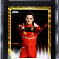 2022 Topps Chrome F1 Charles Leclerc #25 Gold Wave Refractor SGC 10