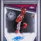 2023 Topps Chrome Certified Rookie Autographs Victor Wembanyama #CRAVW PSA 10